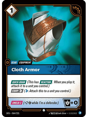 064/221 C Cloth Armor (FOIL)