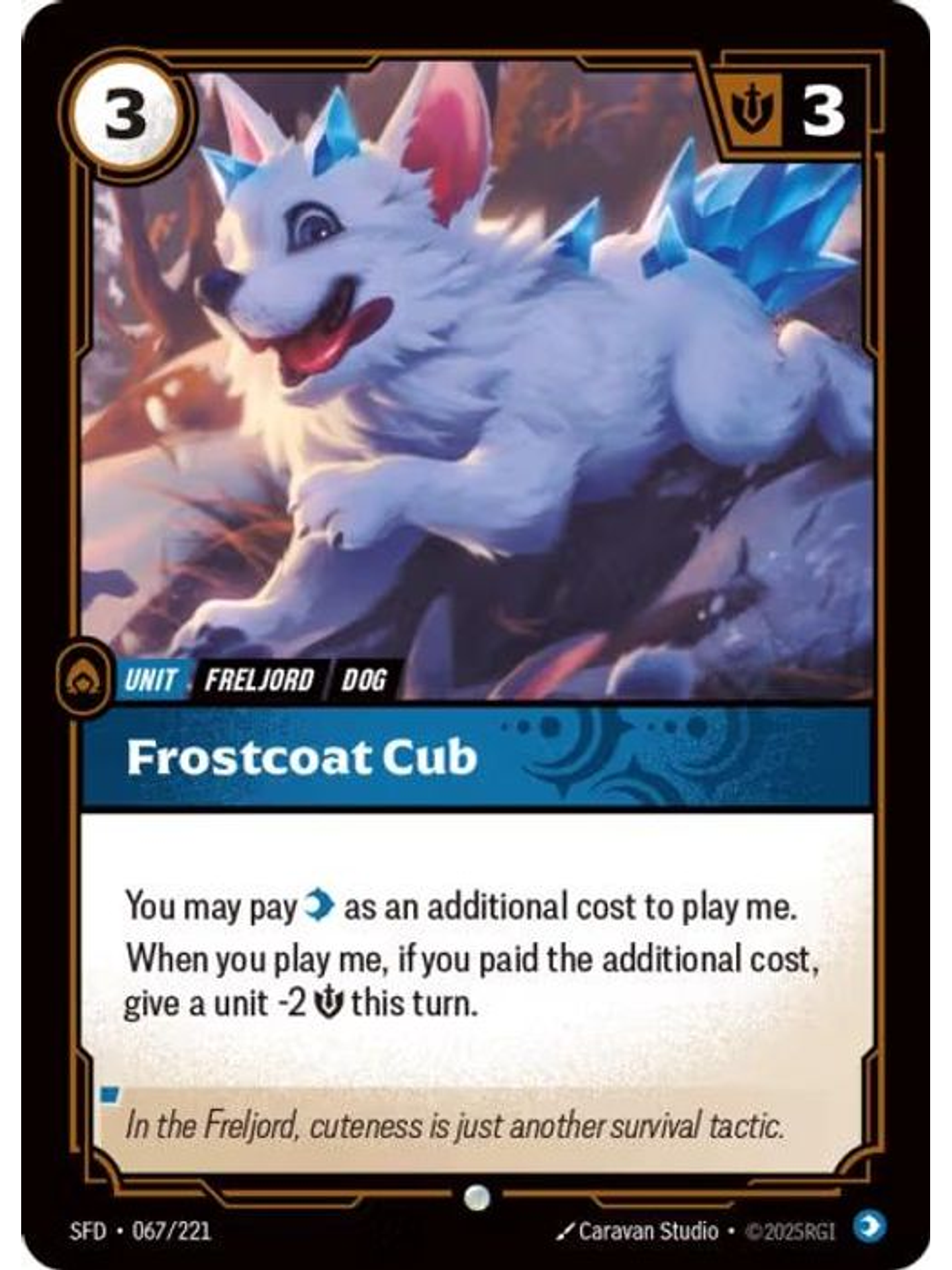 067/221 C Frostcoat Cub (FOIL) 1