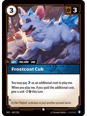 067/221 C Frostcoat Cub (FOIL)