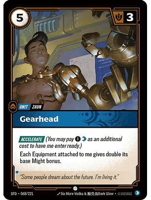 068/221 C Gearhead (FOIL)