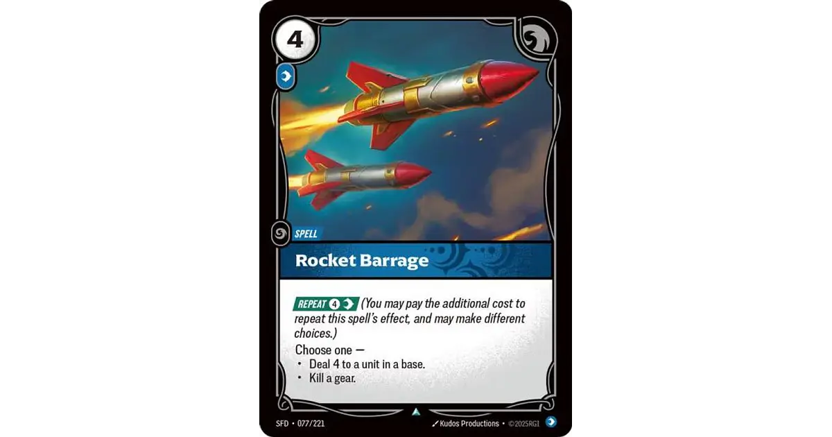 077/221 U Rocket Barrage (FOIL)