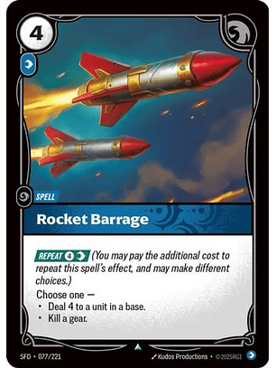 077/221 U Rocket Barrage (FOIL)