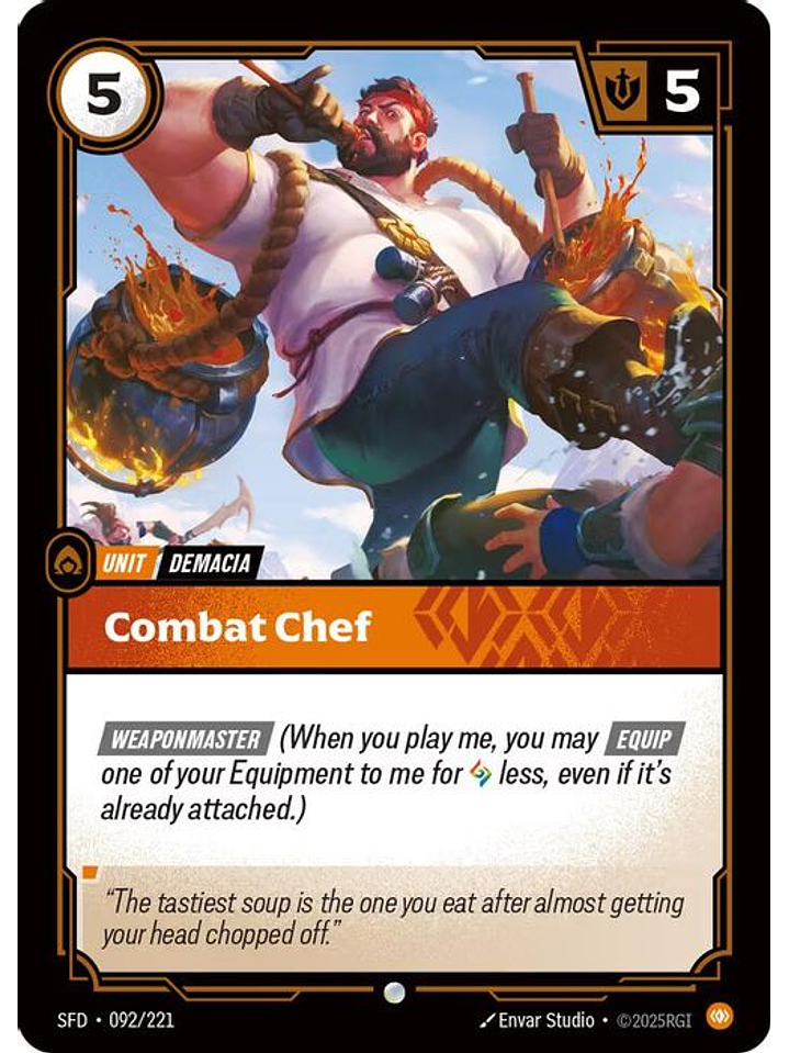 092/221 C Combat Chef (FOIL) 1