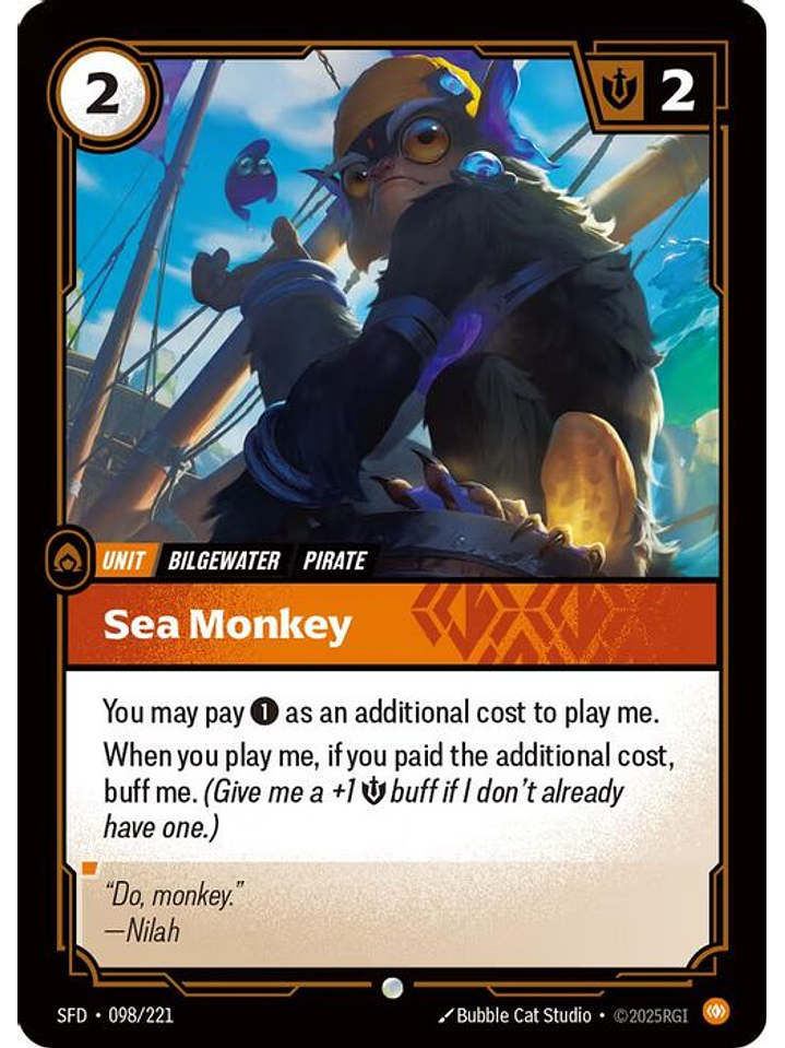 098/221 C Sea Monkey (FOIL) 1