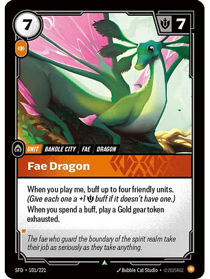 101/221 U Fae Dragon (FOIL)