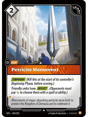 104/221 U Petricite Monument (FOIL)