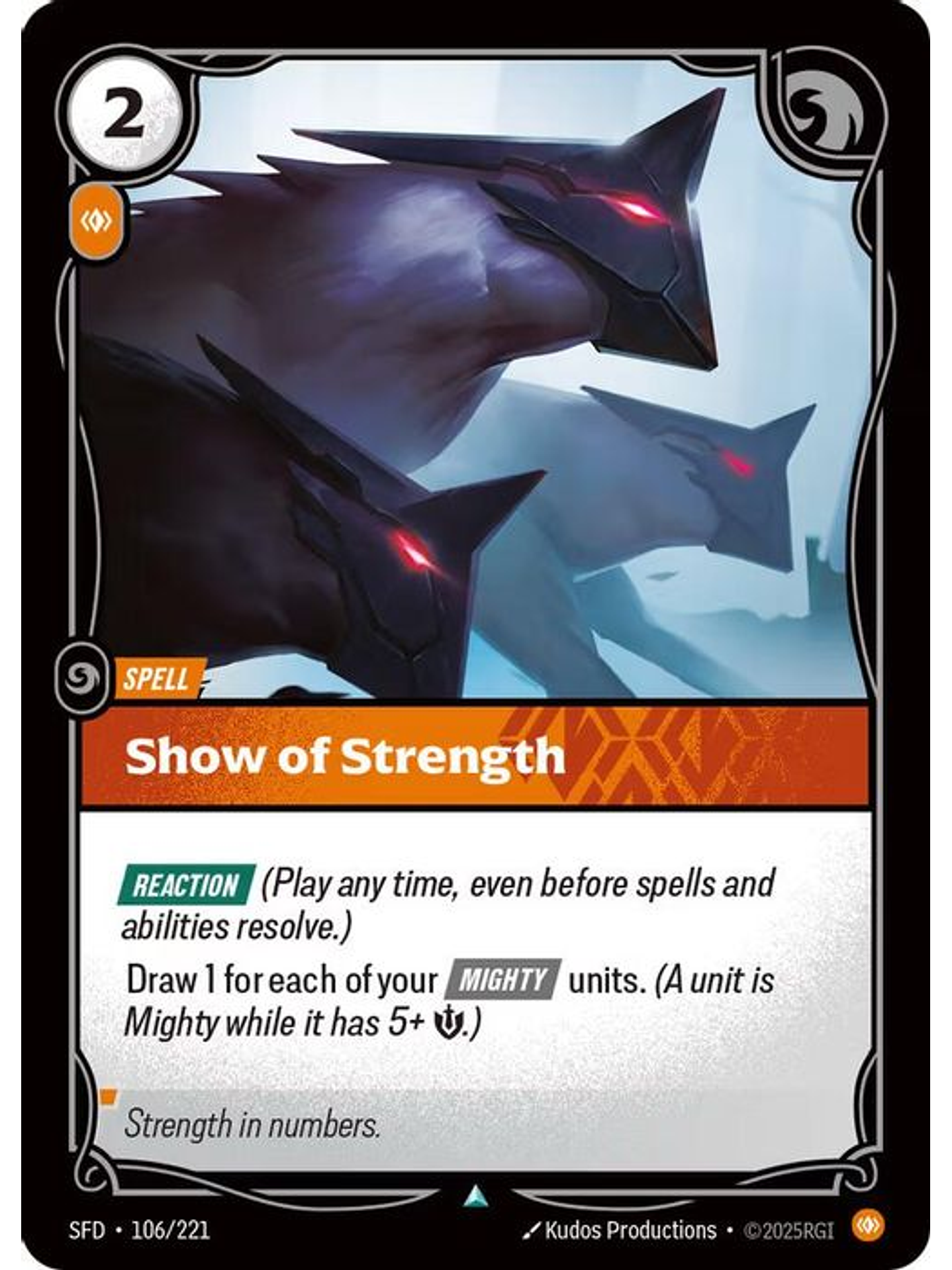 106/221 U Show of Strength (FOIL) 1