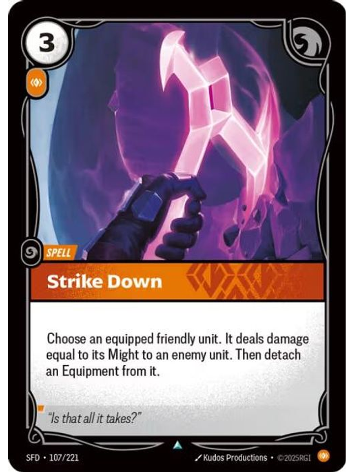 107/221 U Strike Down (FOIL) 1