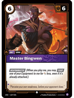 127/221 C Master Bingwen (FOIL)
