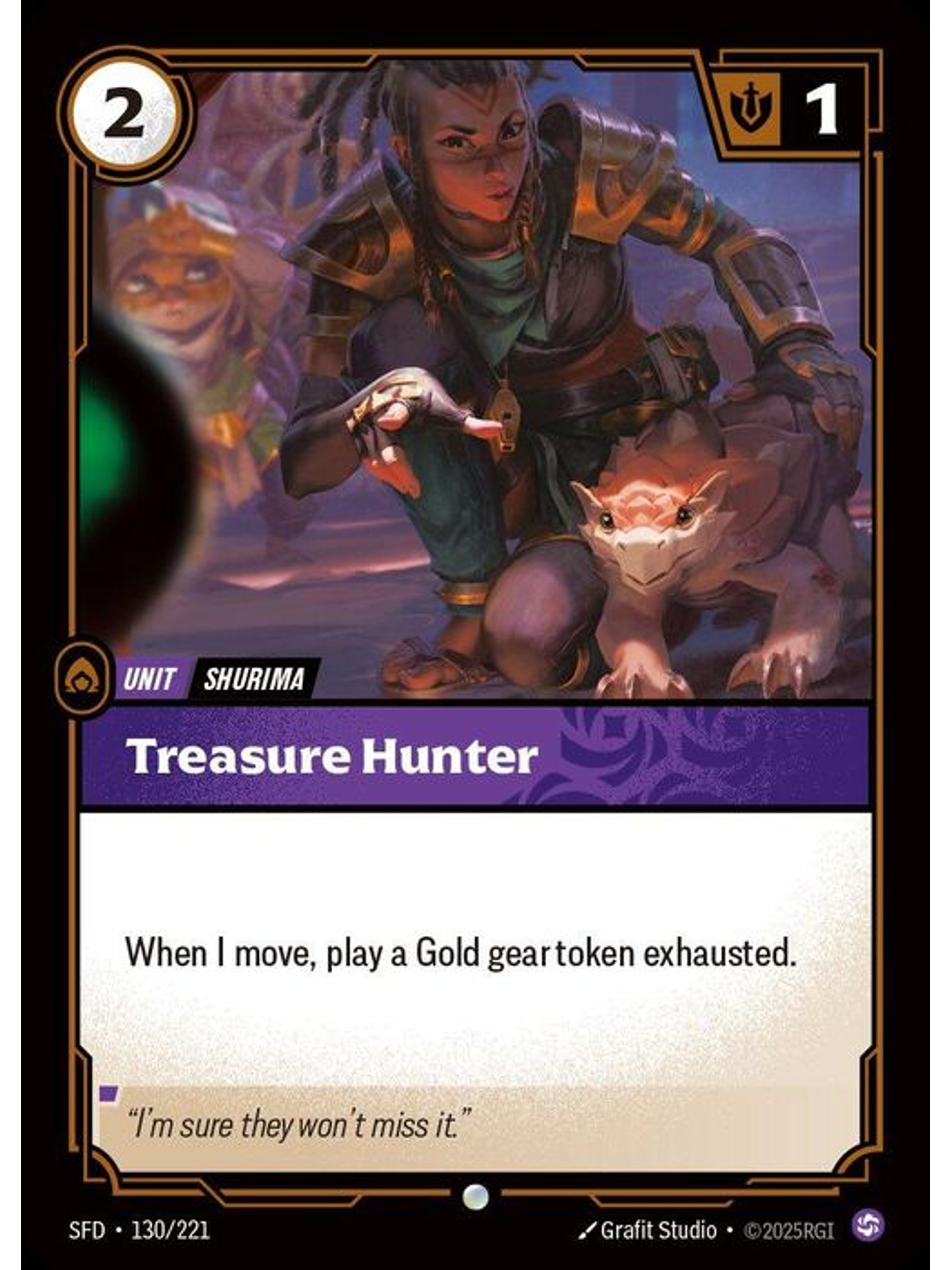 130/221 C Treasure Hunter (FOIL) 1