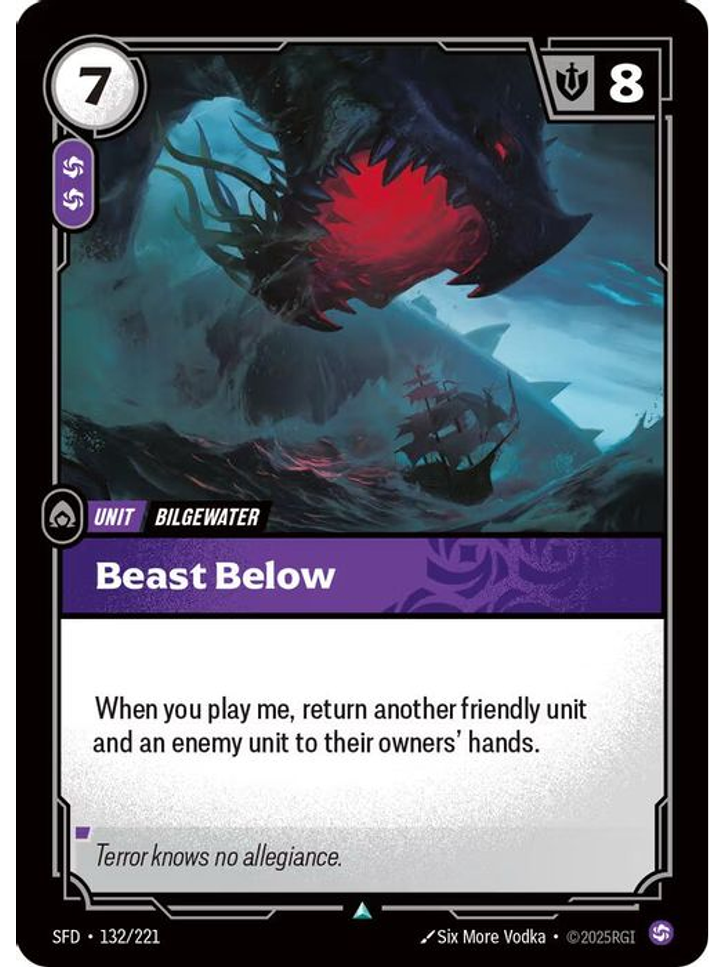 132/221 U Beast Below (FOIL) 1