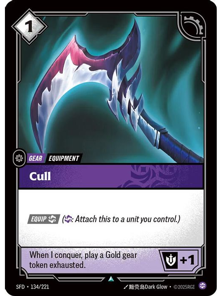 134/221 U Cull (FOIL) 1