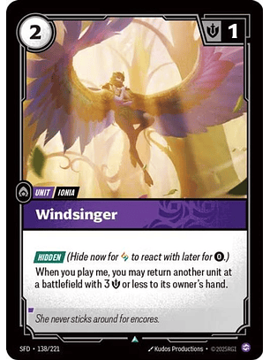 138/221 U Windsinger (FOIL)