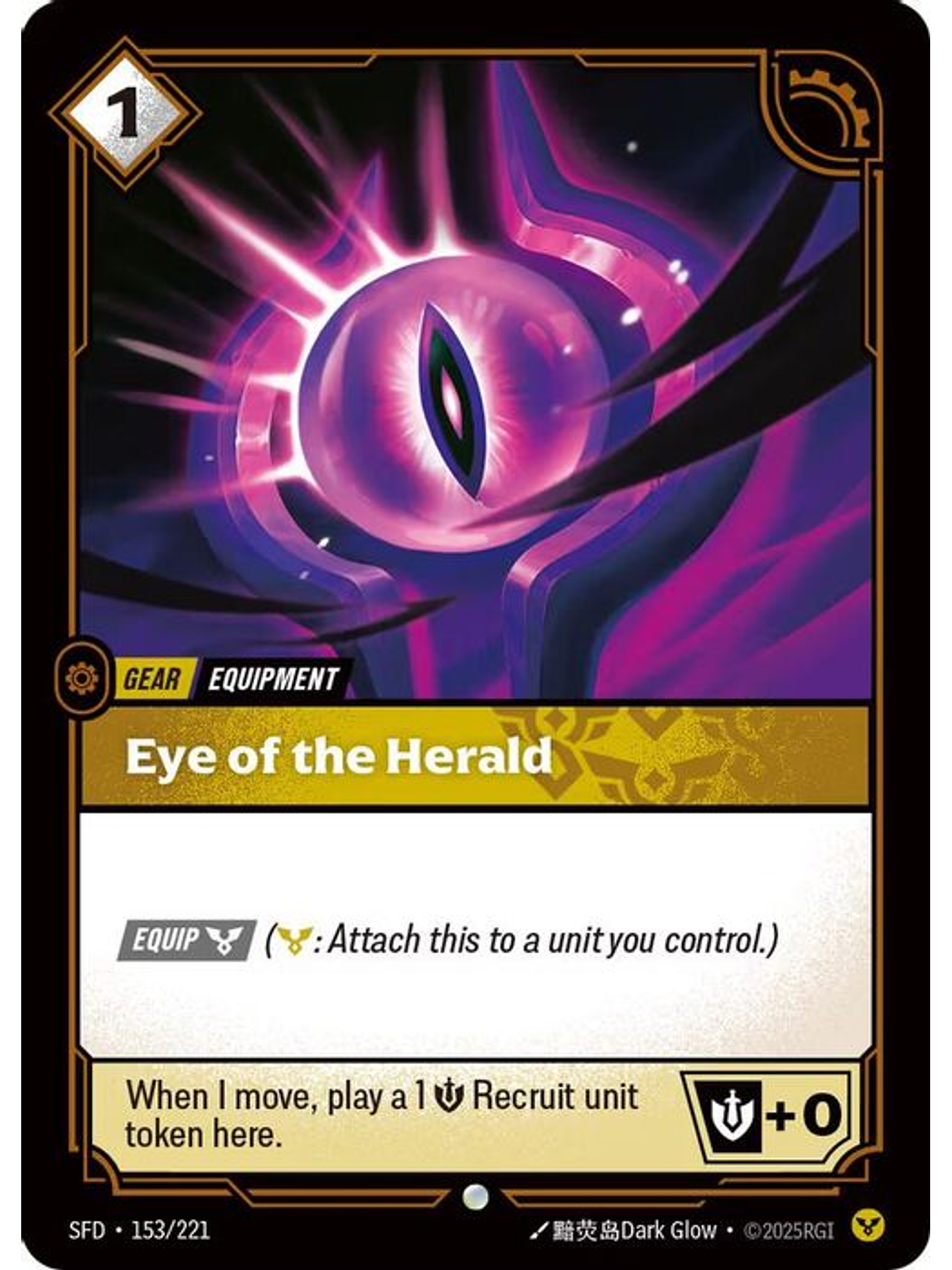 153/221 C Eye of the Herald (FOIL) 1
