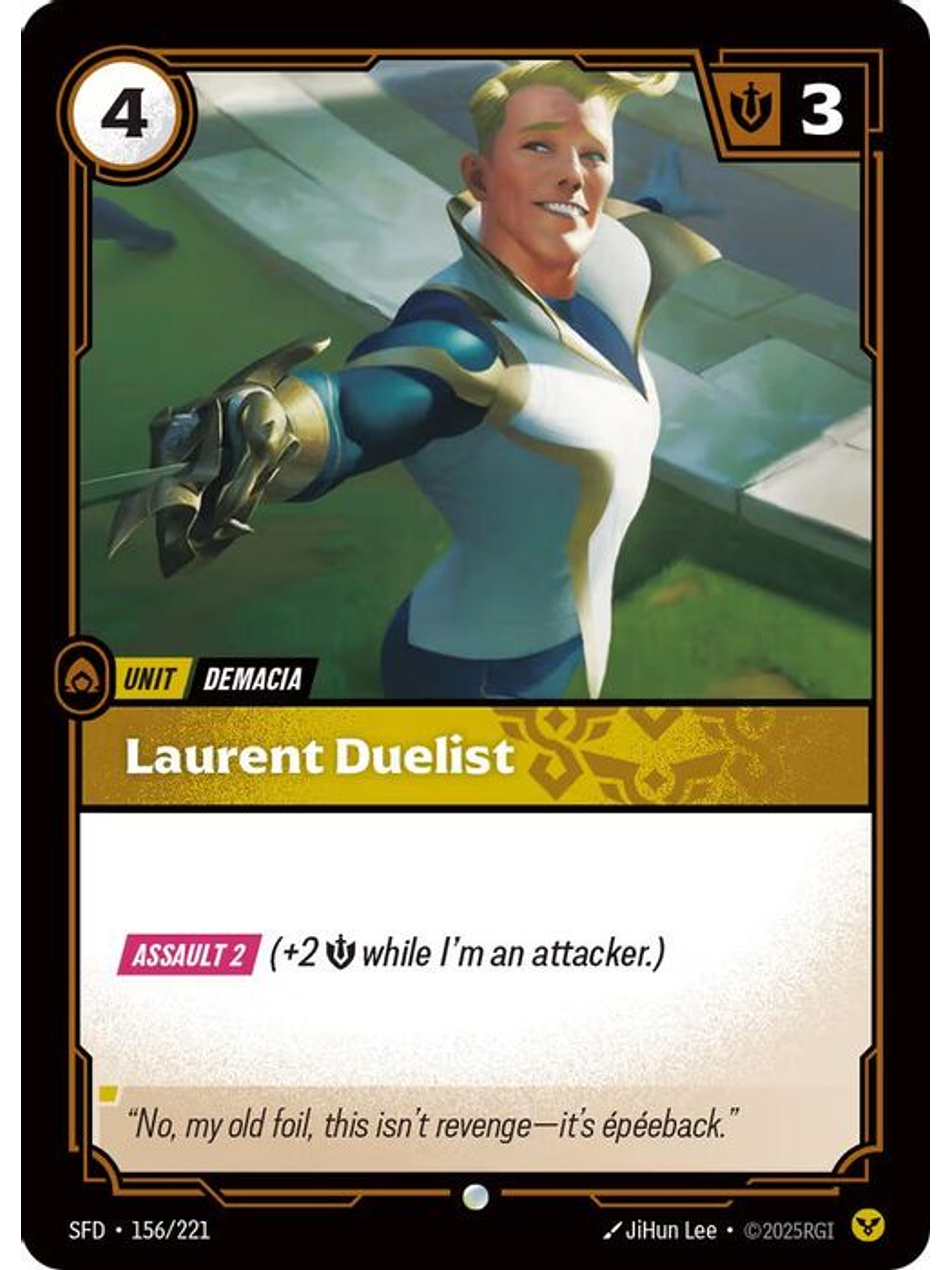 156/221 C Laurent Duelist (FOIL) 1