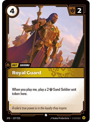 157/221 C Royal Guard (FOIL)