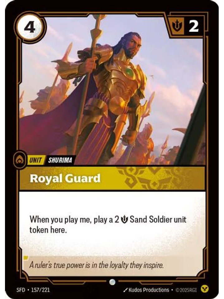 157/221 C Royal Guard (FOIL) 1