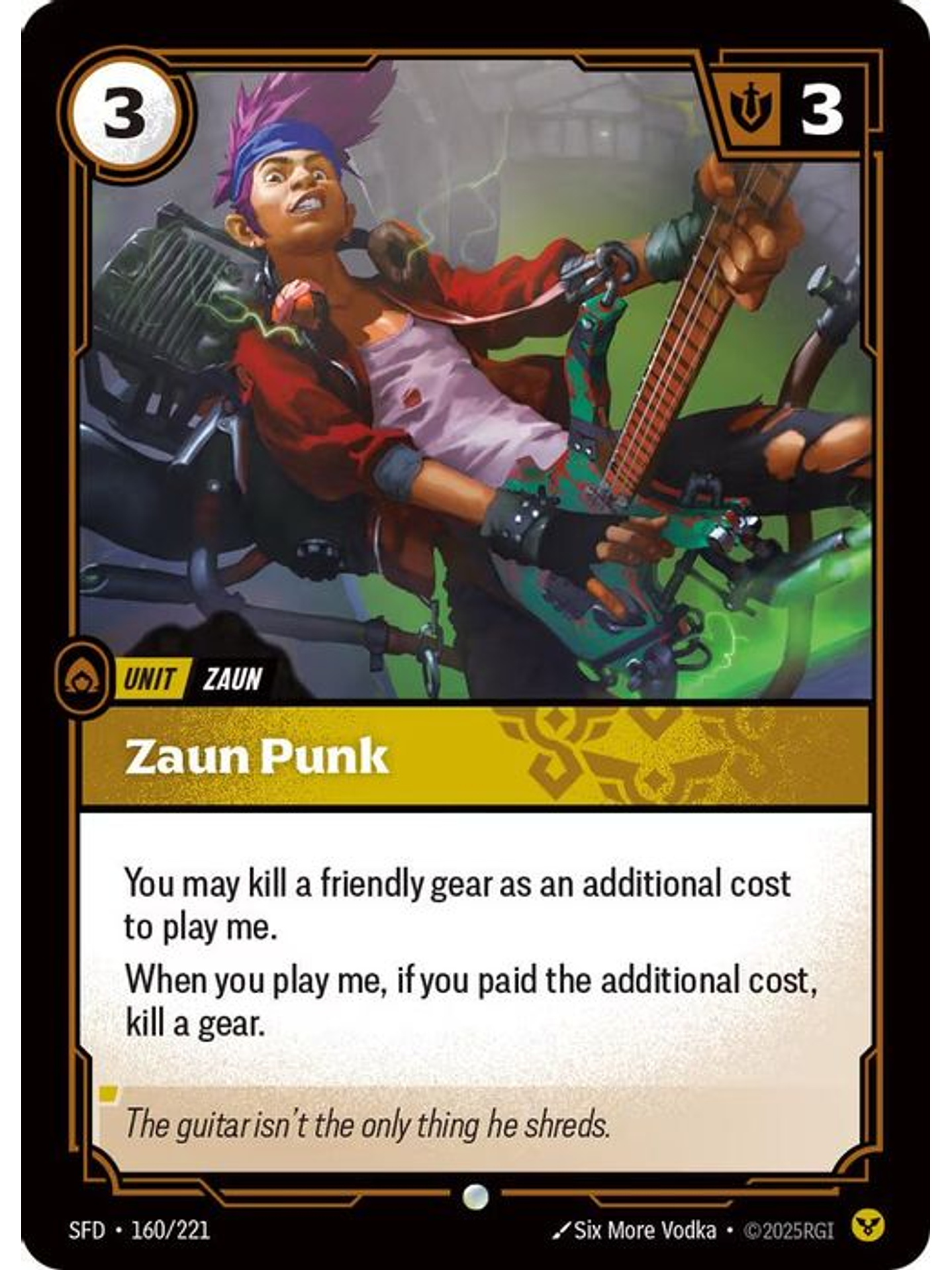 160/221 C Zaun Punk (FOIL) 1