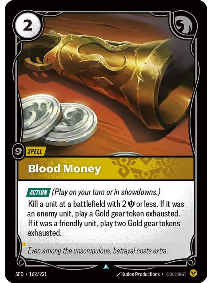 162/221 U Blood Money (FOIL) 1