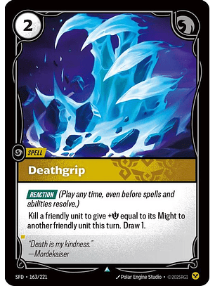 163/221 U Deathgrip (FOIL)