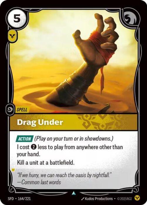 164/221 U Drag Under (FOIL)