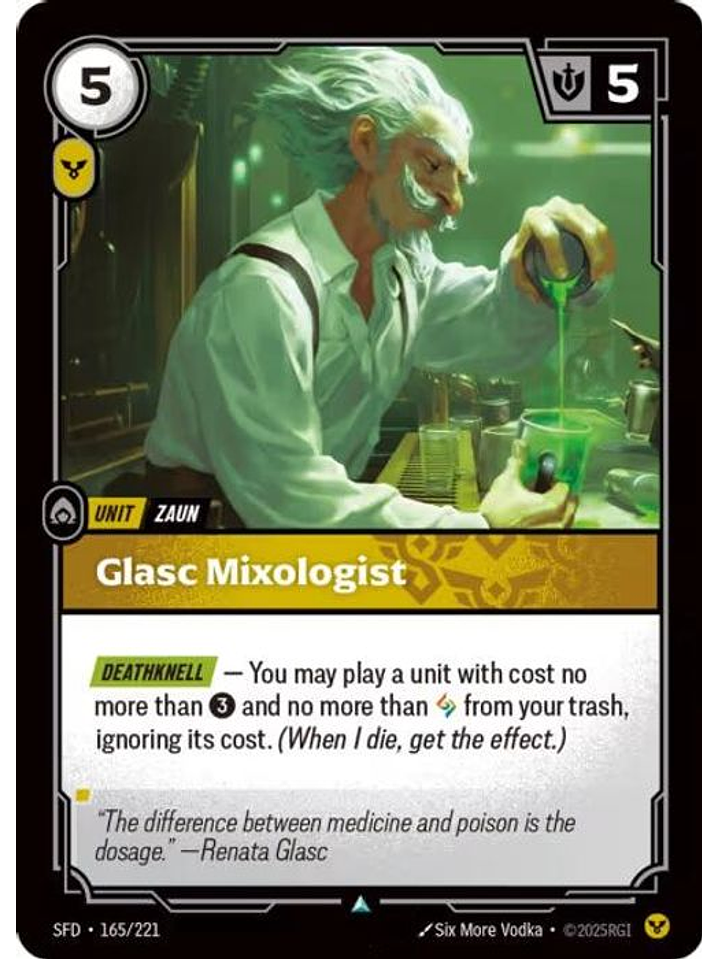 165/221 U Glasc Mixologist (FOIL) 1