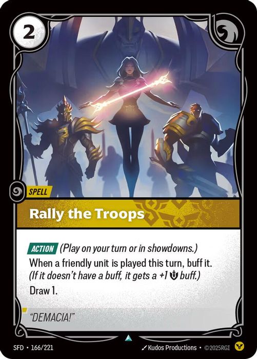 166/221 U Rally the Troops (FOIL)