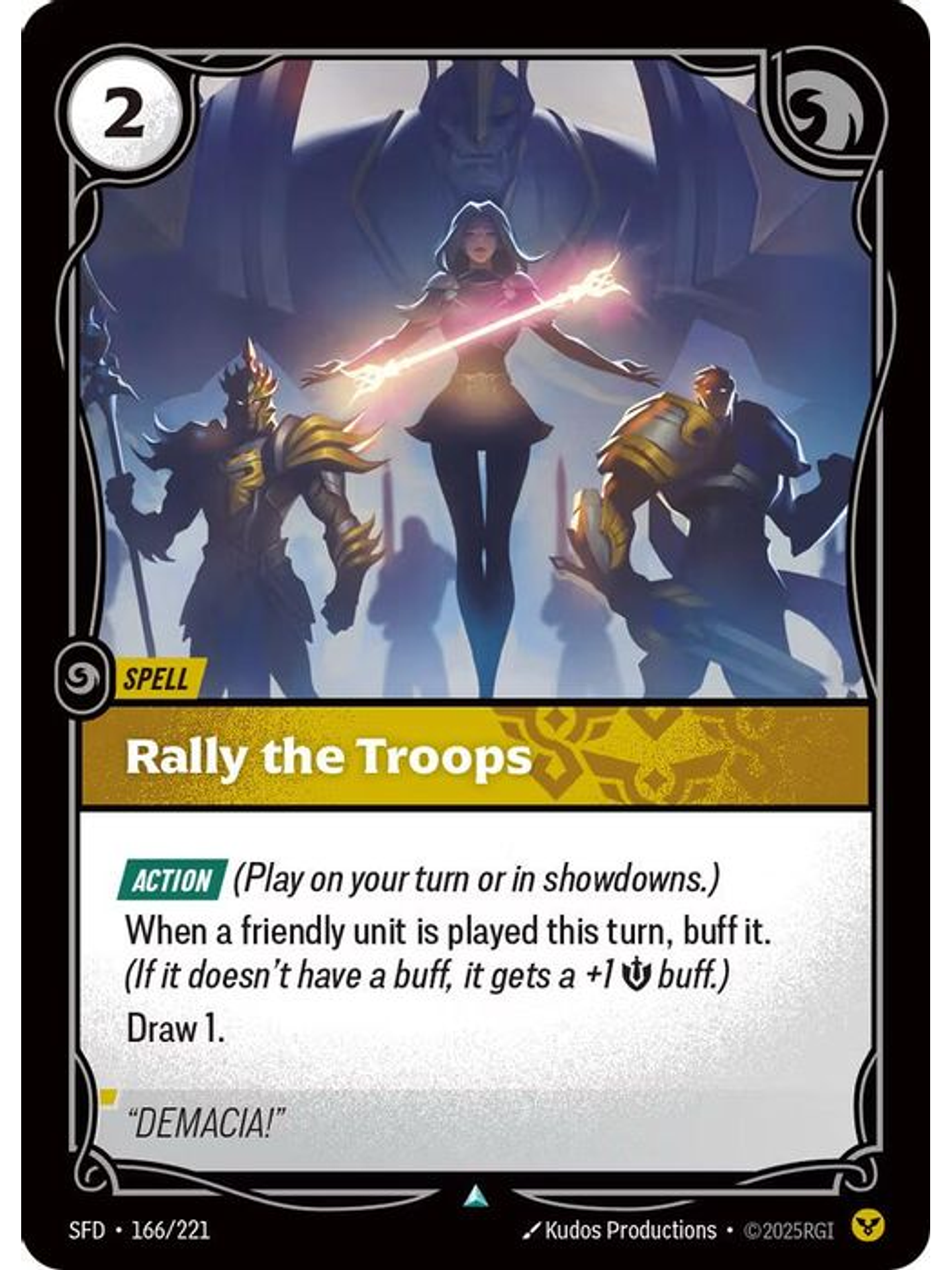 166/221 U Rally the Troops (FOIL) 1