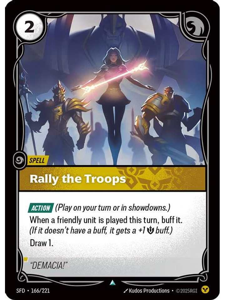166/221 U Rally the Troops (FOIL) 1