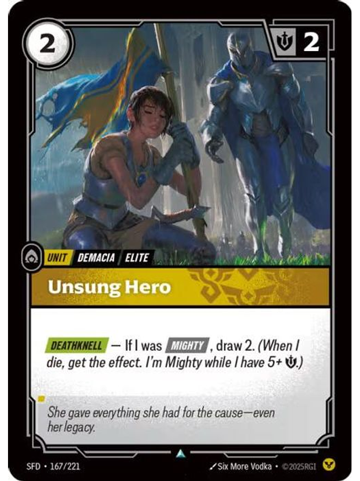 167/221 U Unsung Hero (FOIL) 1
