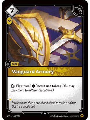 168/221 U Vanguard Armory (FOIL)