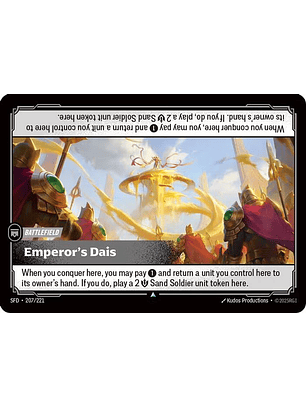 207/221 U Emperor's Dais (FOIL)