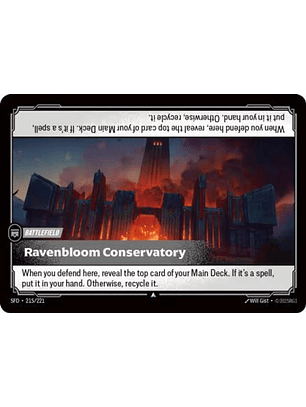 215/221 U Ravenbloom Conservatory (FOIL)