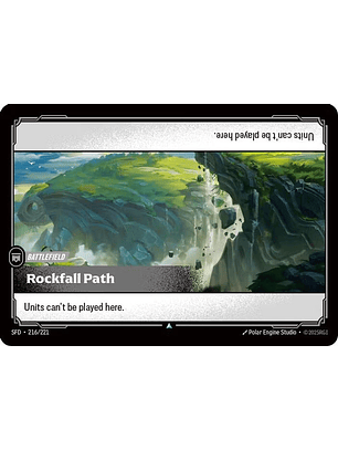 216/221 U Rockfall Path (FOIL)