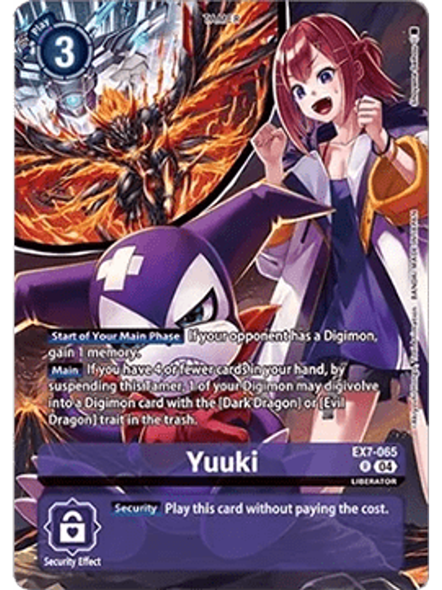 EX7-065 (Alternate Art) Yuuki 1