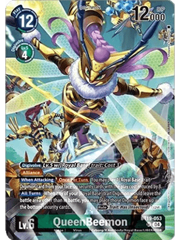 BT19-053 (Alternate Art) QueenBeemon 1