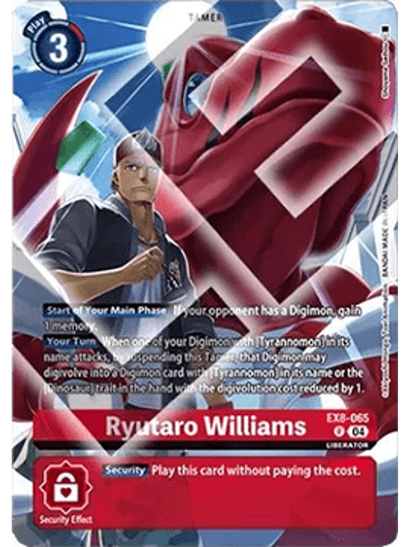 EX8-065 (Alternate Art) Ryutaro Williams 1