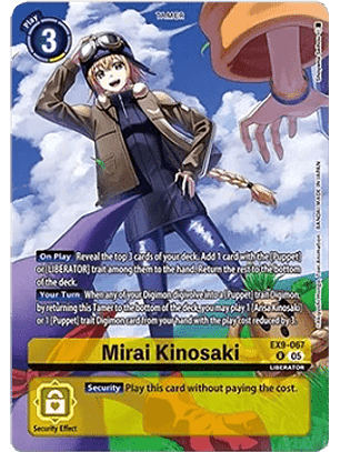 EX9-067 (Alternate Art) Mirai Kinosaki