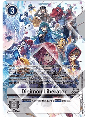 P-151 (Alternate Art) Digimon Liberator