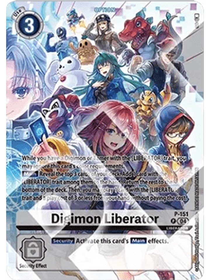 P-151 (Alternate Art) Digimon Liberator 1