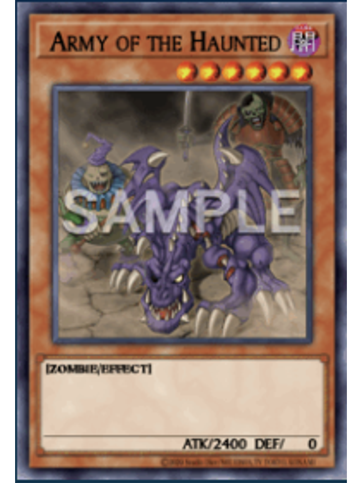 Army of the Haunted - MZMU-EN002 - Super Rare 1st Edition 1