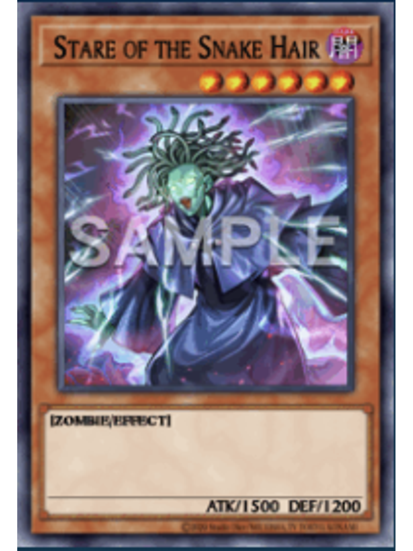 Stare of the Snake Hair - MZMU-EN003 - Ultra Rare 1st Edition 1