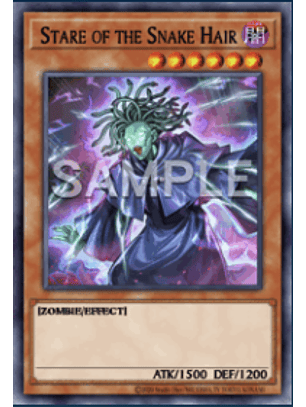 Stare of the Snake Hair - MZMU-EN003 - Ultra Rare 1st Edition