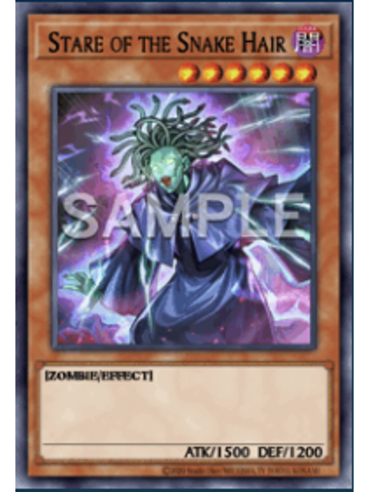 Stare of the Snake Hair - MZMU-EN003 - Ultra Rare 1st Edition 1