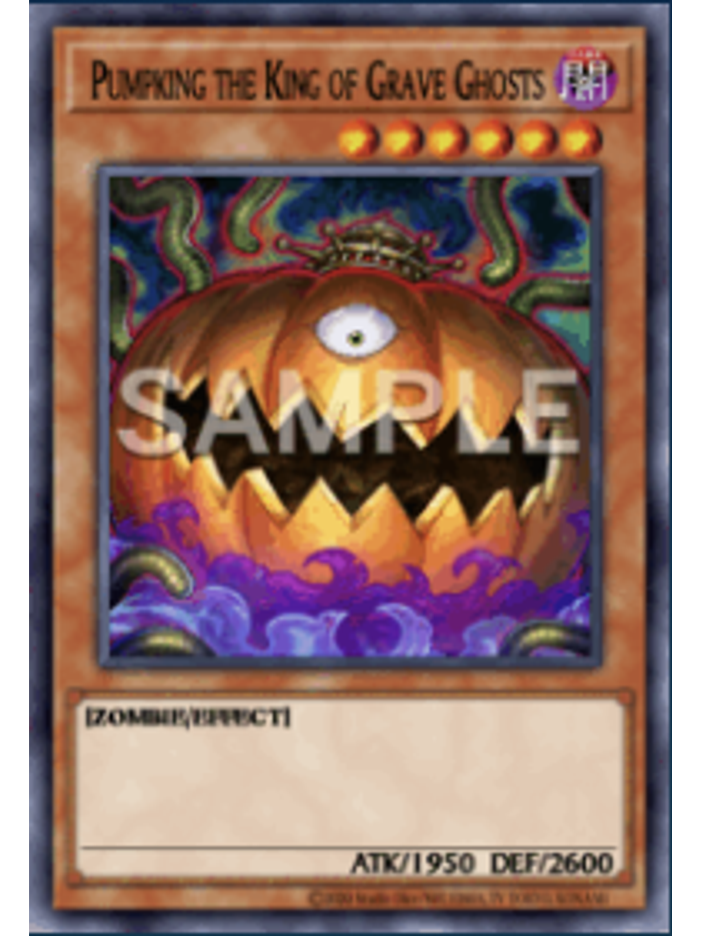 Pumpking the King of Grave Ghosts - MZMU-EN001 - Secret Rare 1st Edition 1