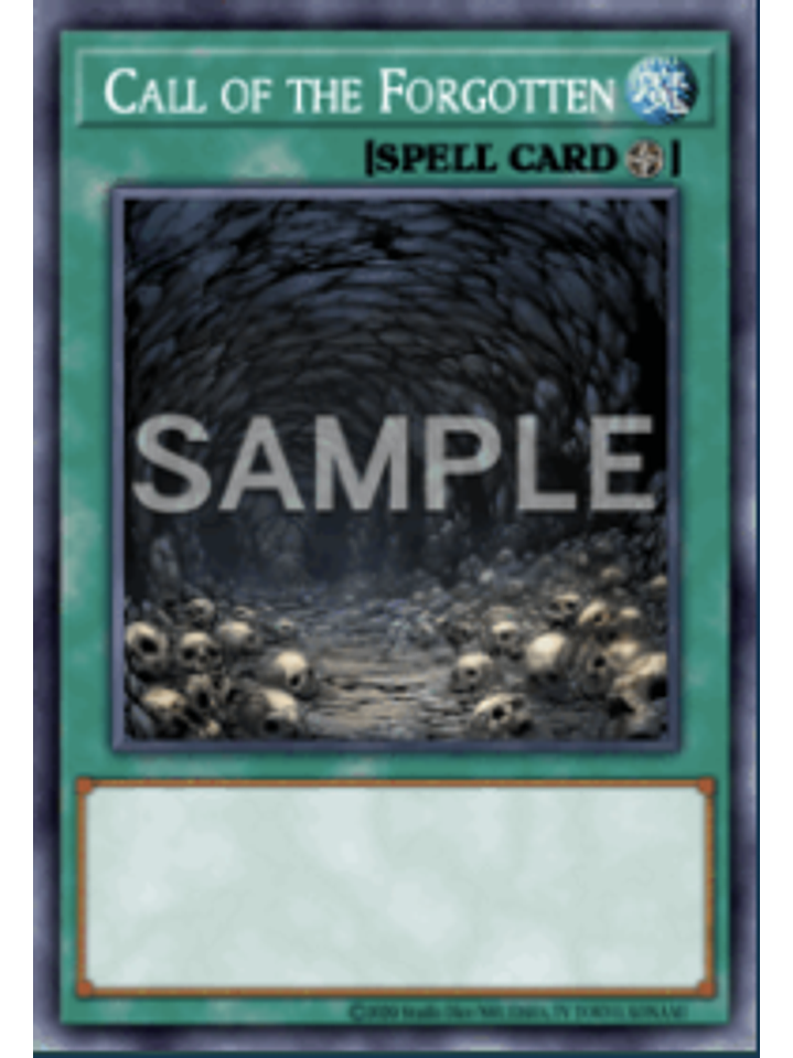 Call of the Forgotten - MZMU-EN007 - Ultra Rare 1st Edition 1