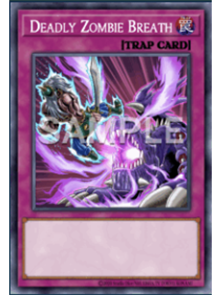 Deadly Zombie Breath - MZMU-EN010 - Super Rare 1st Edition 1