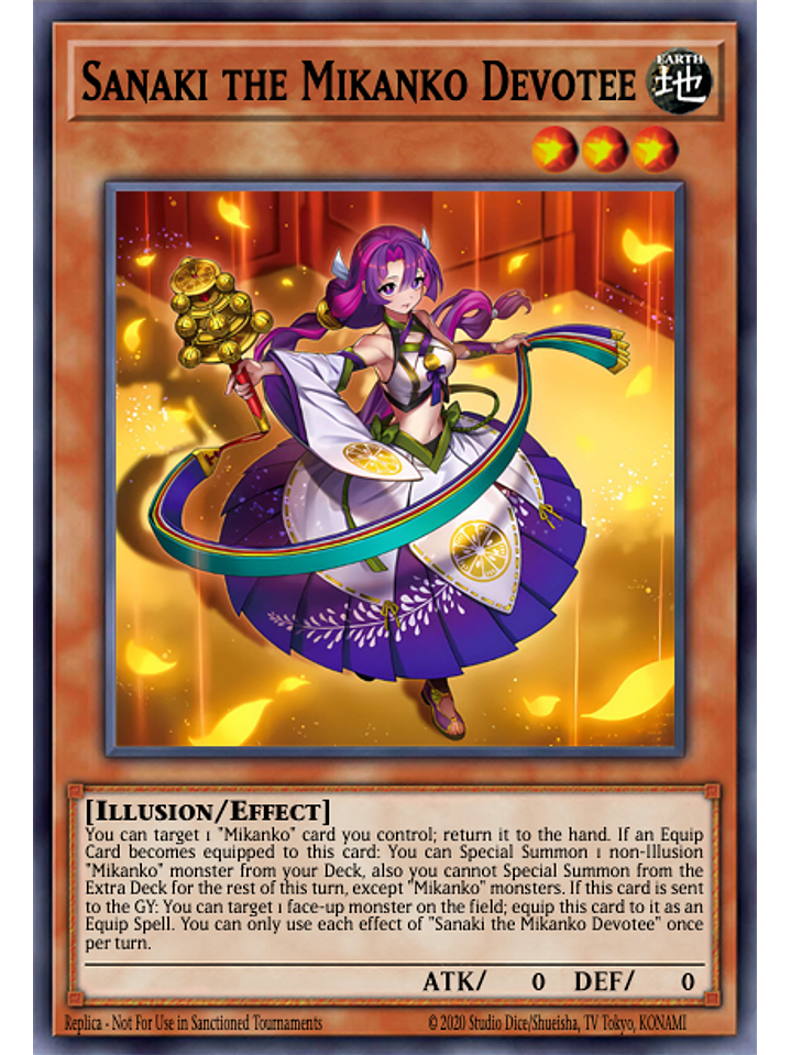 Sanaki the Mikanko Devotee - MZMU-EN017 - Ultra Rare 1st Edition 1