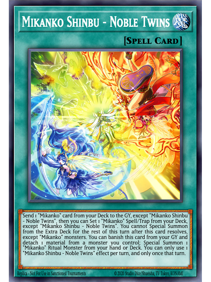 Mikanko Shinbu - Noble Twins - MZMU-EN019 - Secret Rare 1st Edition 1