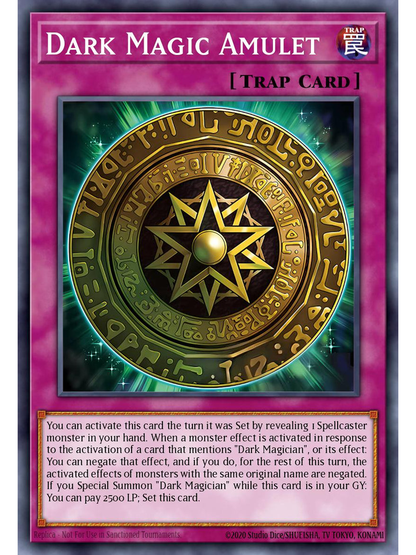 Dark Magic Talisman - MZMU-EN057 - Rare 1st Edition 1